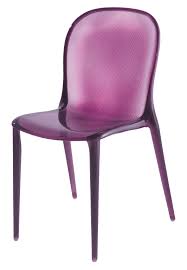 Kartell Thalya Chair Chair Purple Dining Chairs Stackable Chairs