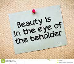 Beauty Is In The Eye Of The Beholder Stock Photo Image Of Recycled Paper 51988194