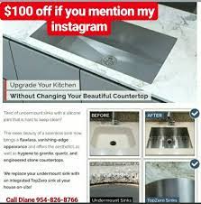 Can you replace an undermount sink without removing the countertop. Topzero Sinks We Can Replace Your Sink Without Removing Your Countertop 100 Discount If You Mention You Saw This Fb Posted On 1 17 19 Limited Time Call To Book Appointment Or Message