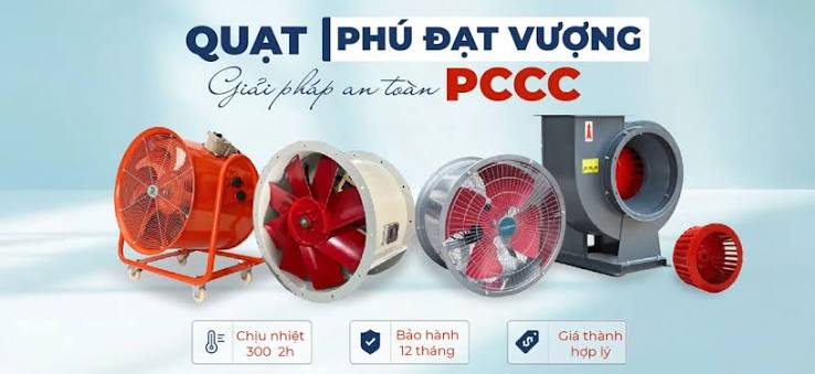 Quạt Ph&uacute; Đạt Vượng - Ph&acirc;n phối quạt c&ocirc;ng nghiệp ch&iacute;nh h&atilde;ng