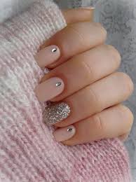 Tips are made with glittery effects so no need to add any coating of nail. Acrylic Acrylic Nails Silver Glitter And Pink Image 6832090 On Favim Com