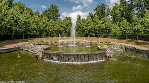 Sieben Kunste Brunnen Park Schloss Lichtenwalde Lichtenwalde Brunnen Schloss