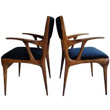 Pair Of Carlo Di Carli Armchairs 1stdibs Com Modern Vintage Furniture Armchair Furniture Antique Dining Room Chairs