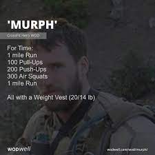 The workout, which he referred to as 'body armor,' is now called 'murph.' Murph Workout Functional Fitness Wod Wodwell