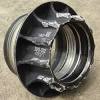 Is a wheel nut already attached to the new wheel? 1