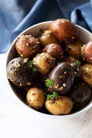 Garlic And Herb Smoked Potatoes Recipe Smoked Potatoes Smoked Food Recipes Smoker Recipes Pork