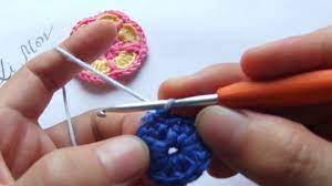 • carry this on until you have 5 petals. How To Crochet A Flower For Beginners Step By Step Slowly How To Wiki 89