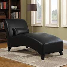Modern Leather Chaise Lounge Home Sofa Black Chair Living Room Seater Furniture Moder Living Room Chaise Leather Chaise Lounge Chaise Lounge Chair Living Room