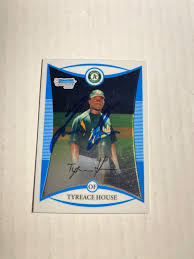 Oakland Athletics TYREASE HOUSE Signed Card