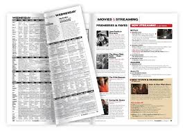 Search the uk tv listings guide by time or by tv channel and find your favourite shows. Tv Weekly Magazine Local Tv Cable Print Listings With Localized Program Grids