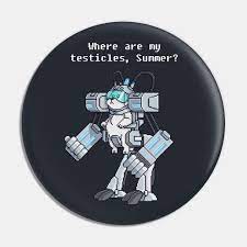 From your shopping list to your doorstep in as little as 2 hours. Where Are My Testicles Mecha Snuffles Rick And Morty Rick And Morty Pin Teepublic De