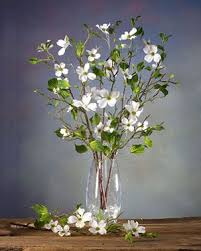 2 white 42 in long stem silk carnation artificial flowers sprays. Dogwood Silk Flower Stem White Thá»±c Váº­t Binh Hoa Nghá» Thuáº­t Cáº¯m Hoa