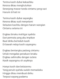 70 ku jatuh cinta padanya 71 oh sungguh senang 72 jiwa lara dan penat 73 ada salib bagi setiap orang 74 b'ratkah beban hidupmu 75 oh tuhan bila aku renungkan 76 dengan hati bersyukur klik 103 sungguh ku bangga bapa. Jefri Aduba De Janitor On Twitter Sub Helpless Siti Nana Terpaut Sayang Padamu Terima Kasih Duhai Sayangku Kerana Dikau Sudi Menyelami Selautan Kasihku Dengan Harum Wangian Cintamu Selama Ini Engkau Binaku