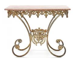 394 A French Iron And Marble Pastry Table Height 34 3 Lot 394 French Home Decor French Decor French Country Decorating