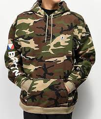 Brixton Stowell Camo Hoodie Zumiez Camo Hoodie Hoodies Hoodie Zumiez