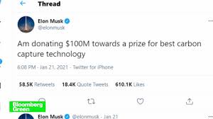 We did not find results for: Elon Musk Offers 100 Million Carbon Capture Prize Bloomberg