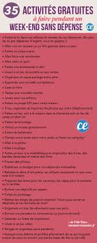 35 Activites Gratuites A Faire Pendant Un Weekend Sans Depense Activite Gratuite Faire Soi Meme Activite