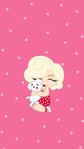 Mini Marilyn Wallpaper Marilyn Monroe Drawing Kawaii Wallpaper Marilyn