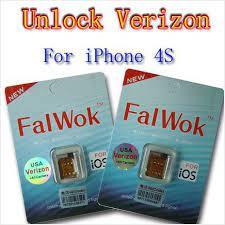 One your iphone 4s from verizon or sprint is unlocked, it will not be compatible with any carriers in usa. Genuine Falwok Unlock Sim Gpp Gevey Cdma Verizon Iphone 4s Ios 6 1 1 6 1 2 6 1 3 Http Us Ebid Net For Sale Ge Iphone 4s Apple Iphone 4s Sprint Iphone