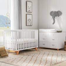 Harriet Bee Crabtree Convertible Standard 2 Piece Nursery Furniture Set Wayfair Nursery Furniture Sets Nursery Furniture Baby Cribs Convertible