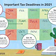 How and when to get one. Federal Income Tax Deadlines In 2021