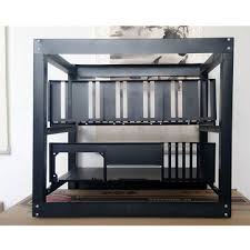 Has been running with zero issues for a year. 6 Gpu Diy Miner Mining Case Open Air Frame Mining Miner Rig Case W 3x Fans For Eth Btc Ethereum Sale Banggood Com