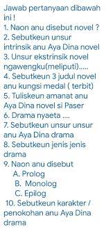Salma gadis kaku si kutu buku yang hidupnya selalu tertata penuh dengan planning untuk kedepannya. Tolong Di Jawab Pakai Bahasa Sunda Brainly Co Id