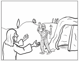 Lazarus coloring page is one of the coloring pages listed in the jesus coloring pages category. Jesus Raises Lazarus Coloring Page Coloring Home