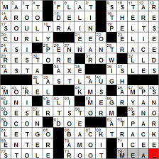 We've arranged the synonyms in length order so that they are easier to find. La Times Crossword Answers 14 Oct 13 Monday Laxcrossword Com