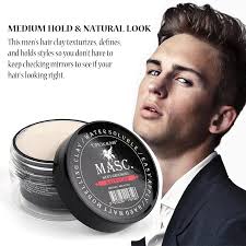 OEM Private Label Olive Oil Hair Edge Control Hair Pomade Gel Fashion  Styling Wax Strong Hold Matt Hair Clay