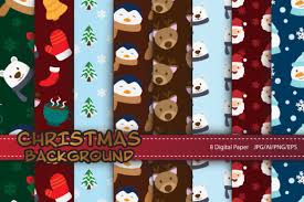 Download Christmas Background Seamless For Winter Graphic By Isaradesign Creative Fabrica SVG Cut Files