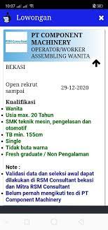 Pengalaman tes di rsm bekasi. Halooo Selamat Hari Senin Info Kerja Rsm Cikarang Facebook
