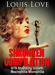 Shrunken woman giantess
