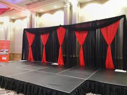 Red Black And Gold Backdrop Ideas Black And Red Stage Backdrop Hollywoodthemedbackdrop Weddingbackdrop Corporatebackdrop Dazzlingdecor Wedding Backdrop Trendy Wedding Picture Backdrops