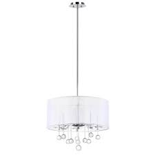 Check spelling or type a new query. Safavieh Etude 5 Light Chrome Crystal Drum Pendant With Transparent Off White Shade Lit4239a The Home Depot