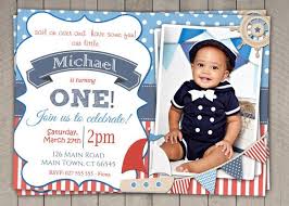 Baby Boy 1st Birthday Card Printable Boys Nautical Theme 1st Birthday By Invitaitonsbylittlep On Etsy In 2020 Nautical Birthday Invitations Printable Birthday Invitations Nautical Invitations