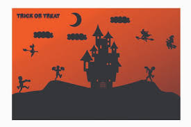 Download Silhouette Halloween Background Graphic By Optimasipemetaanlokal Creative Fabrica PSD Mockup Templates