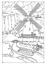 Coloring Page Windmill Img 18451 Coloring Pages Coloring Books Coloring Book Pages