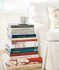 I Love The Use Of Books With Decorative Covers As Furniture Most Of My Books Are Too Small Though Need To Invest In Bigger Coffee Book Table Books End Tables