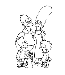 It is the longest running american animated sitcom. Simpsons Coloring Pages Coloring Home
