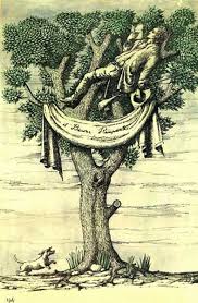 Domenico Gnoli Illustration For The First Edition Of The Baron In The Trees By Italo Calvino Il Barone Rampante 1957 Via The B Illustration In The Tree Art