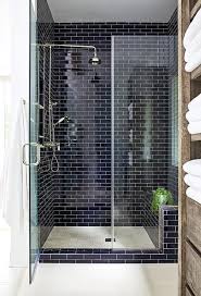 Navy Tile Trend Alert Blue Bathroom Tile Blue Shower Tile Shower Wall Tile
