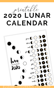 2020 Lunar Calendar Bullet Journal Page Digital Printable Elizabethjournals Bullet Journal Ideas Templates Bullet Journal Ideas Pages January Bullet Journal