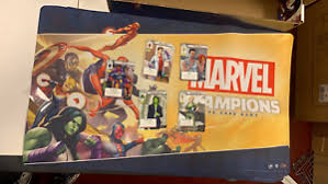 Que es un juego organizado ejemplos : Marvel Campeones Tarjeta Juego Juego Organizado Alfombra Y Tarjetas De Promocion Ebay