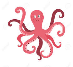 Over 12,578 octopus cartoon pictures to choose from, with no signup needed. Cute Cartoon Octopus Swimming In Water And Smiling Raising His Royalty Free Cliparts Vectors And Stock Illustration Image 156672369