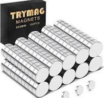 DIYMAG 100Pcs Round Small Refrigerator Magnets, Multi-Use Tiny Mini  Neodymium Magnets for Fridge, Whiteboard, Billboard, Office Magnets