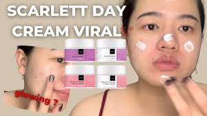 REVIEW JUJUR : Scarlett Bright & Acne DAY NIGHT CREAM