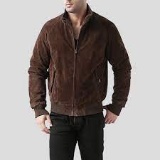 We did not find results for: Mens Harry Suede Brown Bomber Leather Jacket Nyc Leather Jackets
