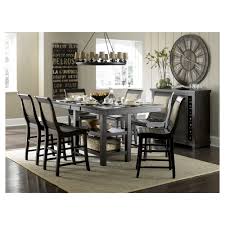 Willow Rectangular Counter Height Dining Table Distressed Black Counter Height Dining Sets Counter Height Table Counter Height Table Sets