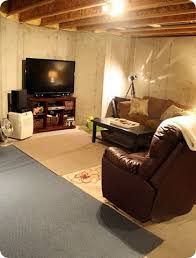 Underground Family Room Unfinished Basement Bedroom Basement Ceiling Cheap Basement Ideas